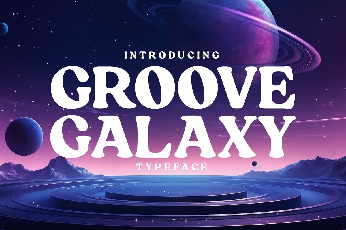 폰트 Groove Galaxy