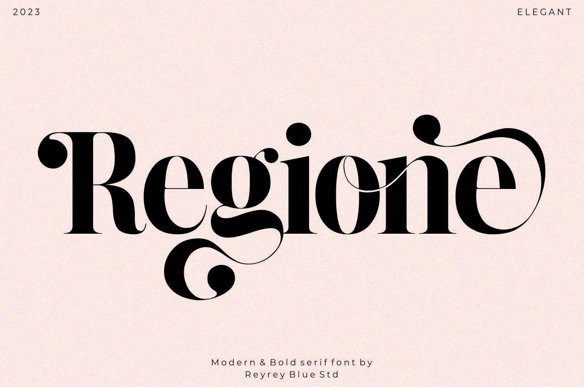 폰트 Regione
