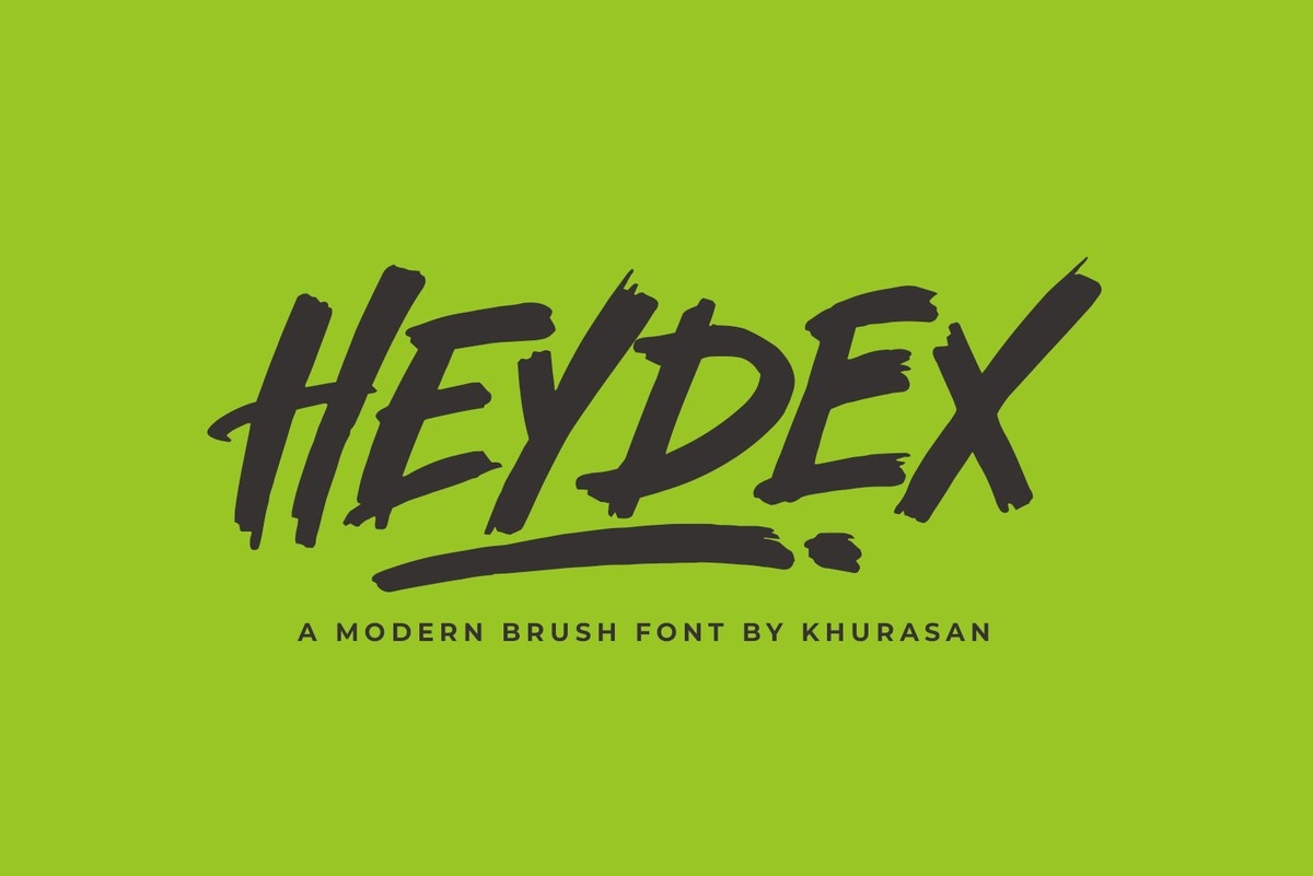 폰트 Heydex