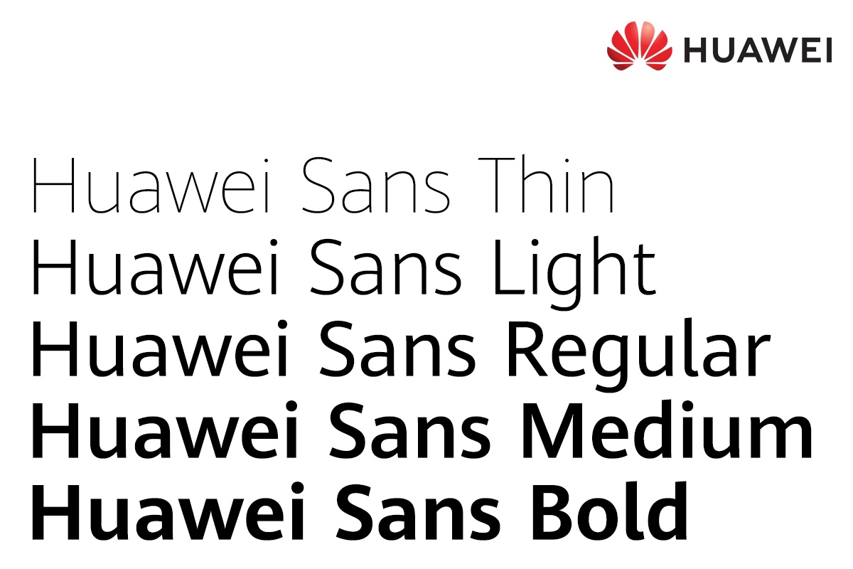 폰트 Huawei Sans