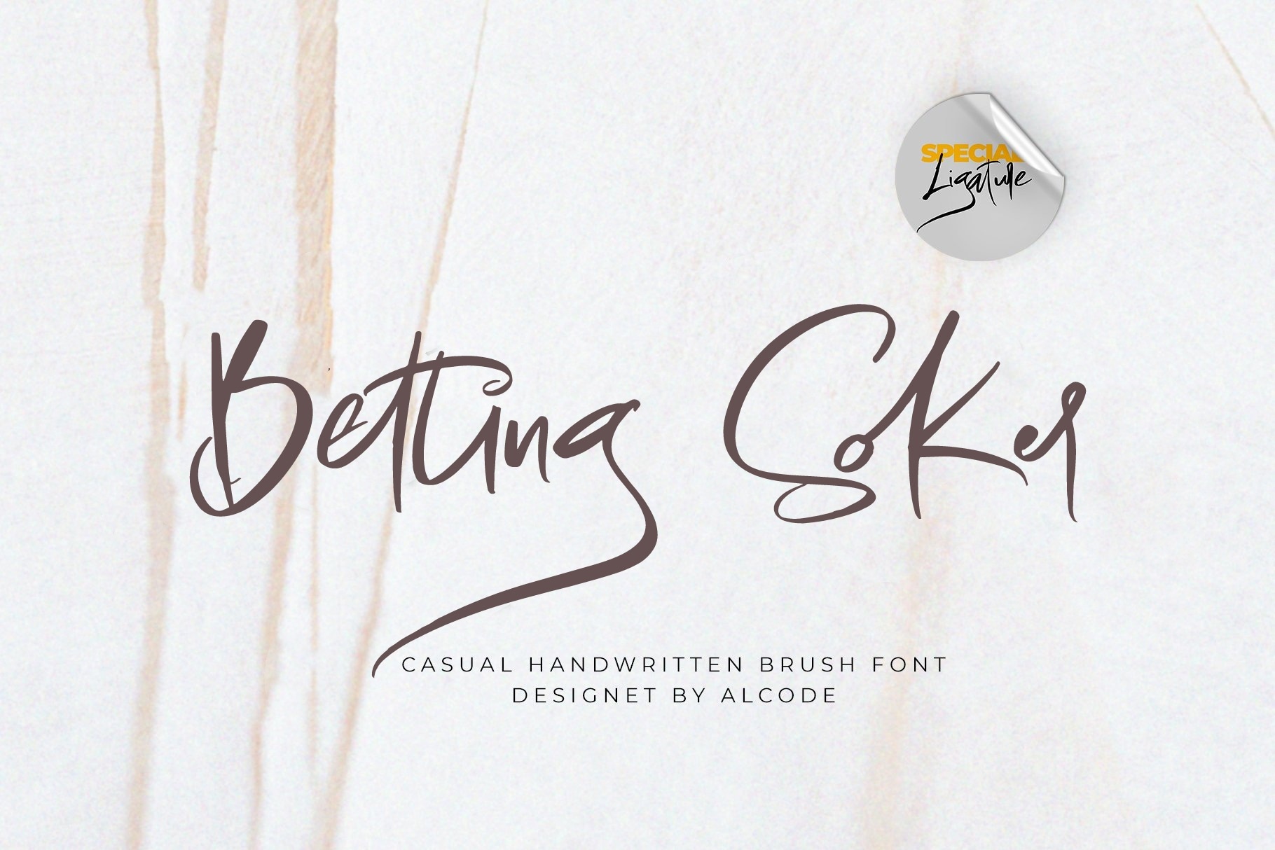 폰트 Betting Soker