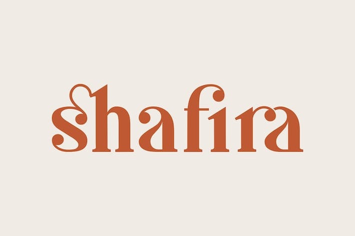 폰트 Shafira