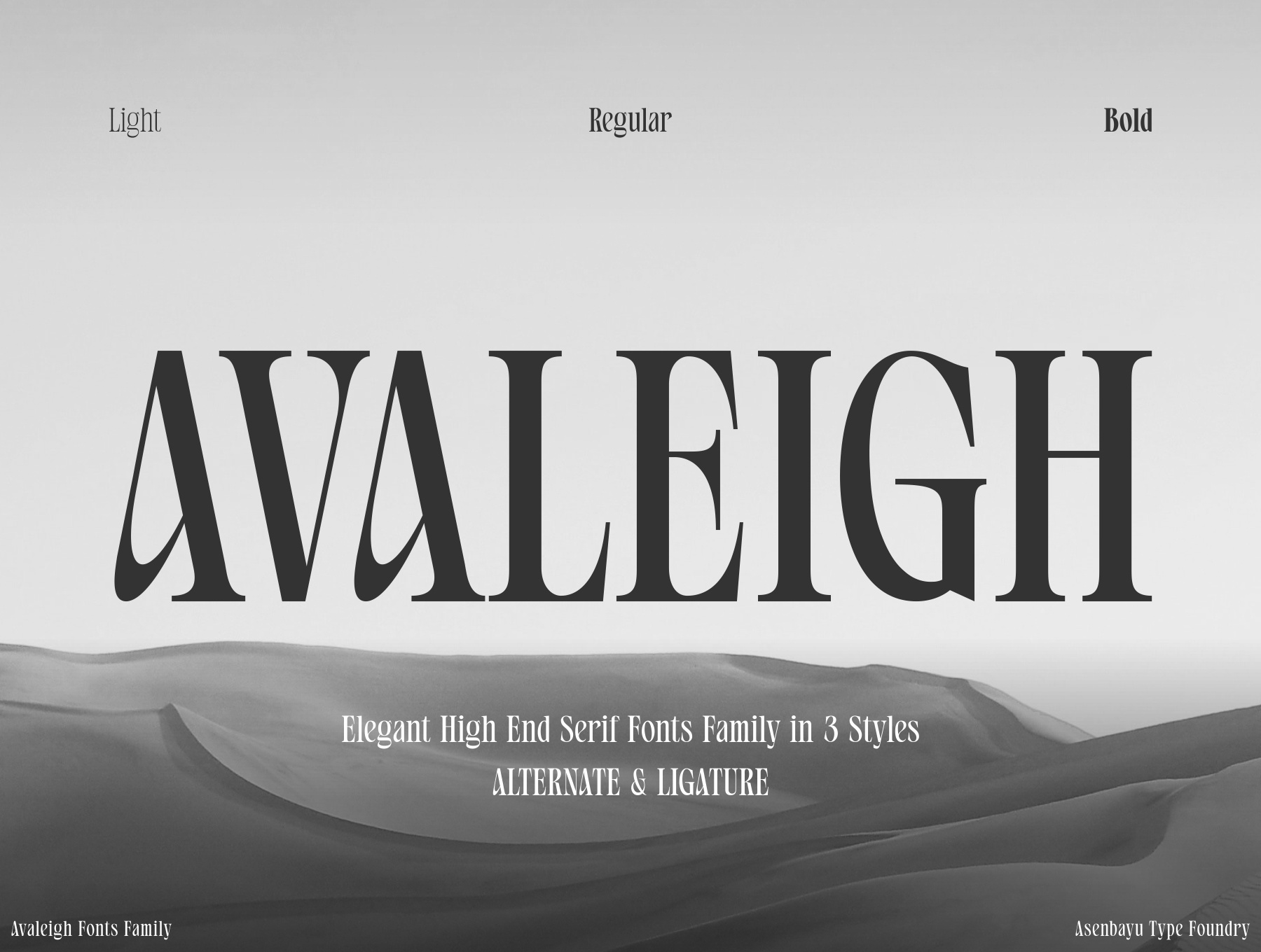 폰트 Avaleigh