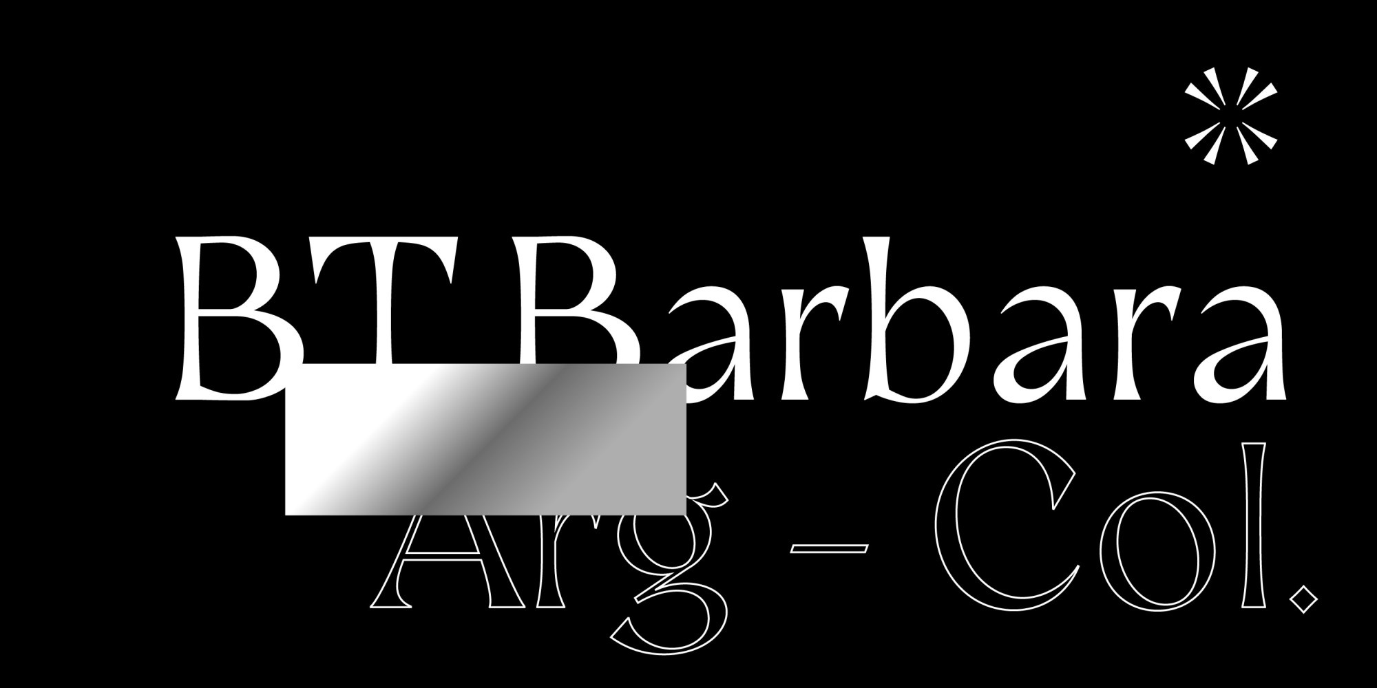폰트 BT Barbara