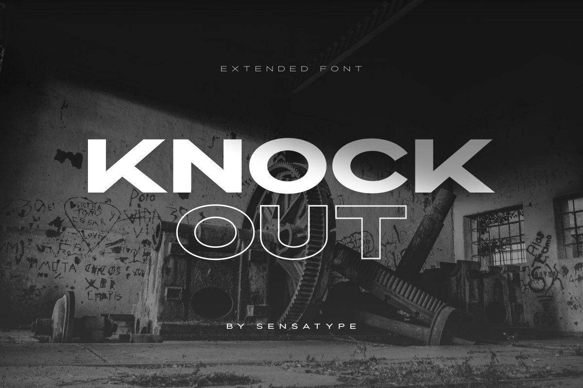 폰트 Knockout Extended