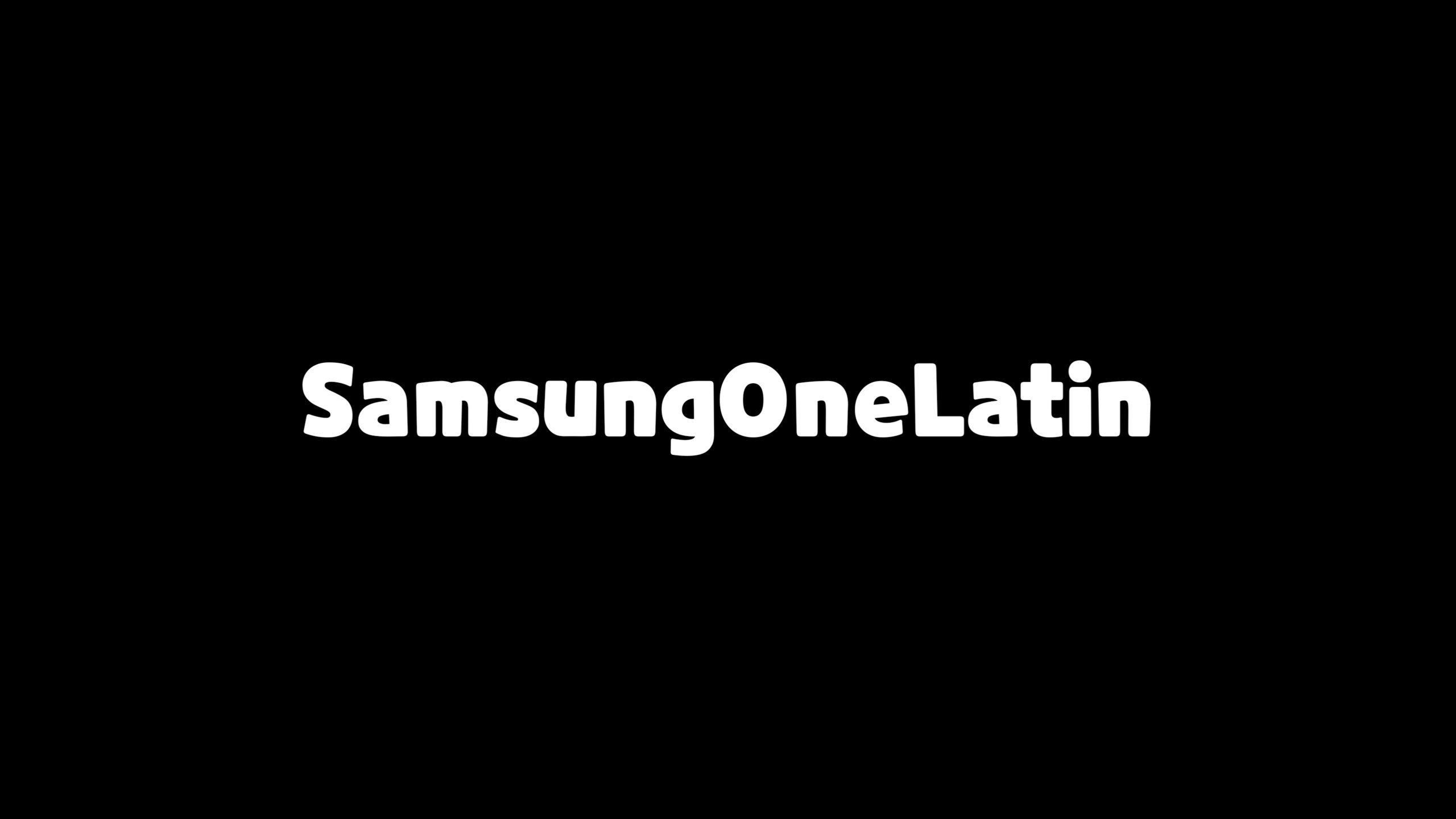 폰트 SAMSUNG ONE LATIN