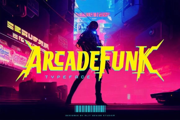 폰트 Arcade Funk