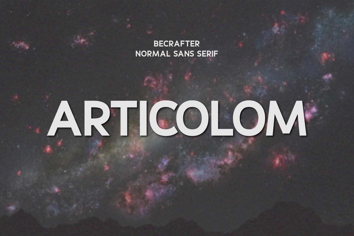 폰트 Articolom