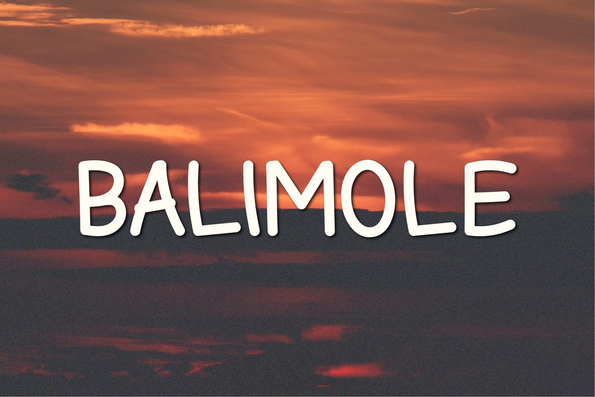 폰트 Balimole