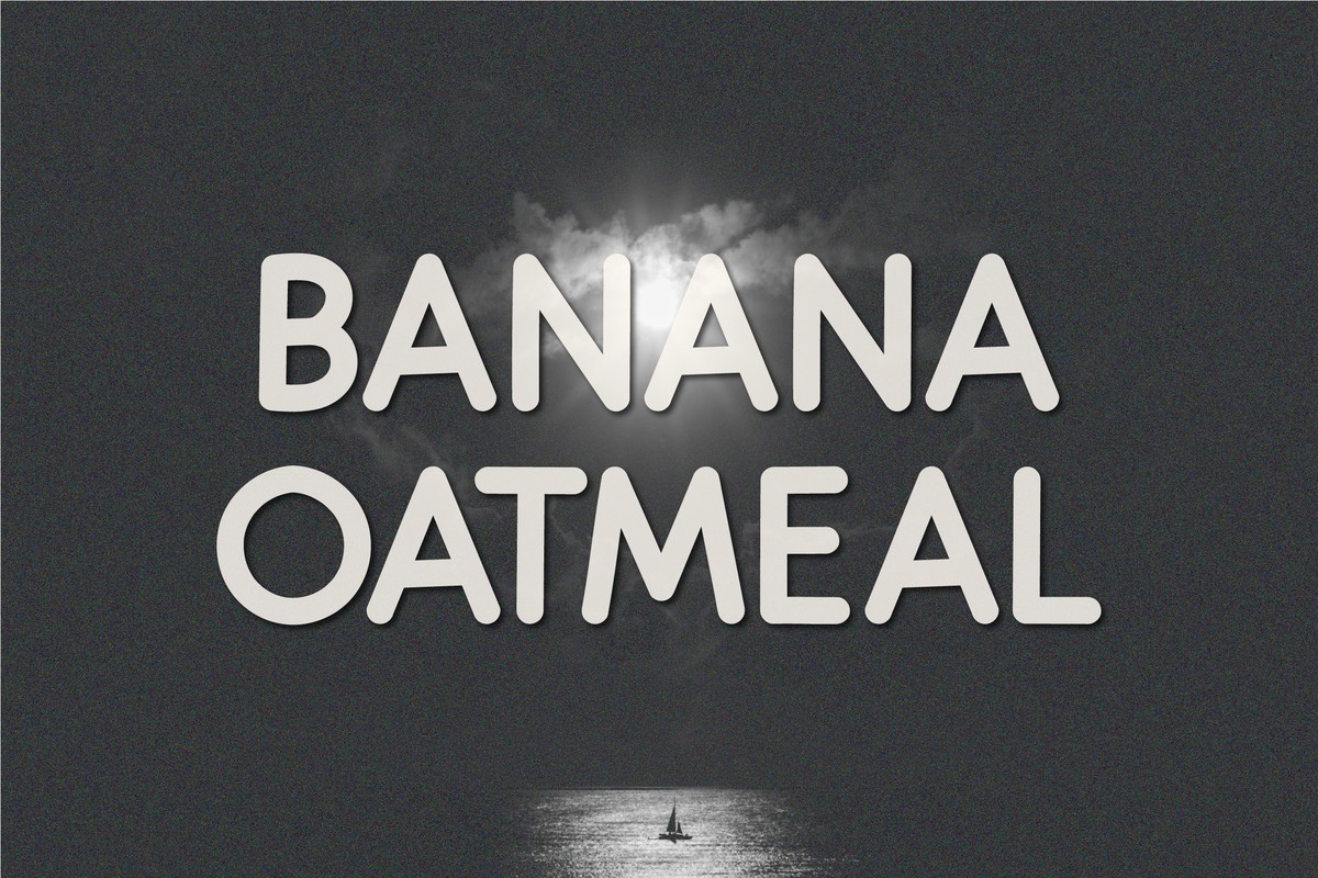 폰트 Banana Oatmeal