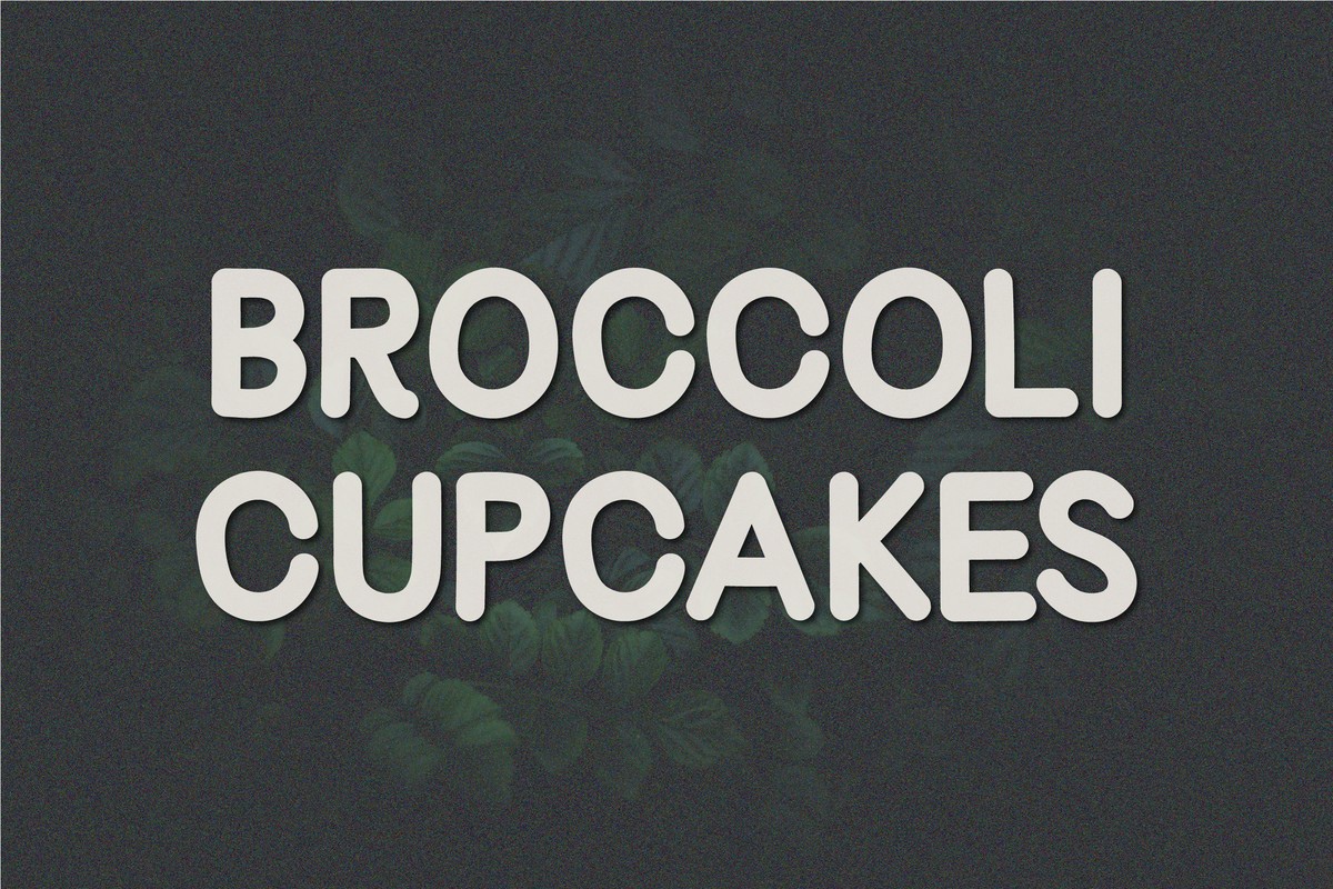 폰트 Broccoli Cupcakes