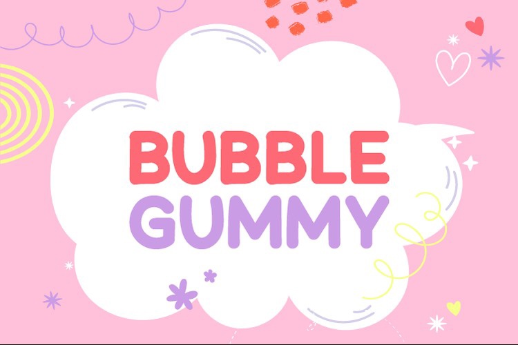 폰트 Bubble Gummy