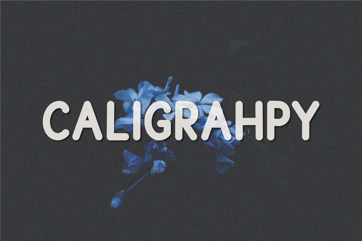 폰트 Caligrahpy