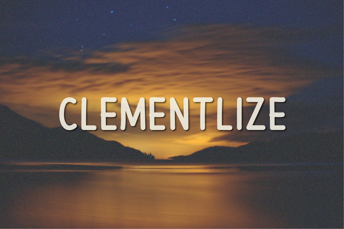 폰트 Clementlize