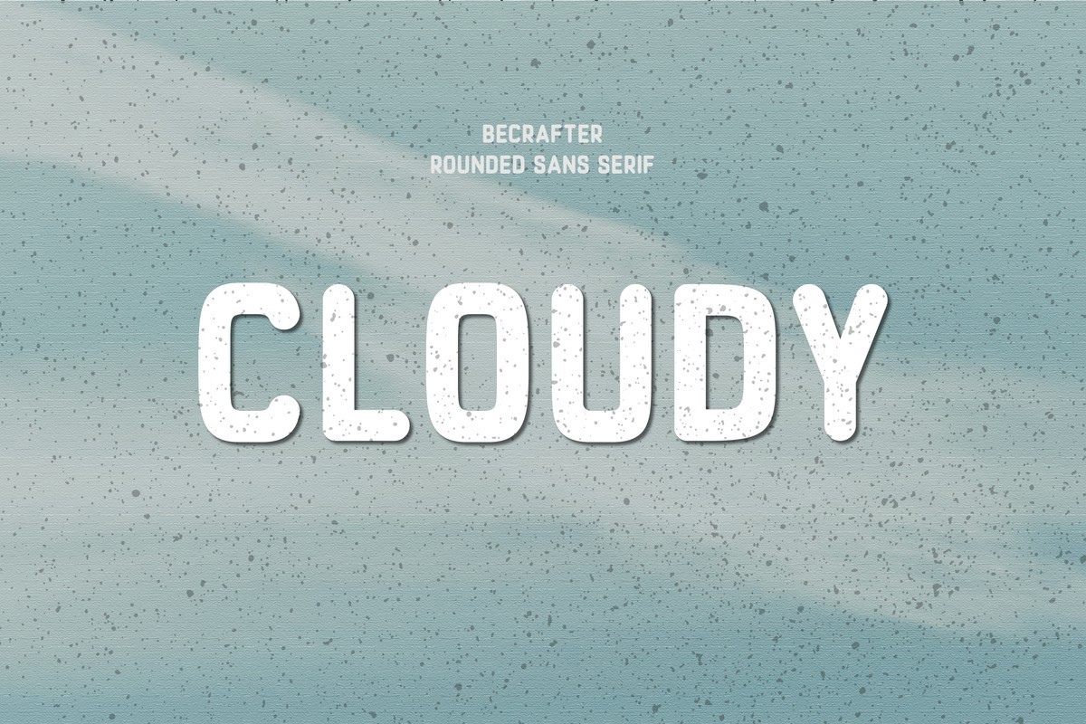 폰트 Cloudy Rounded