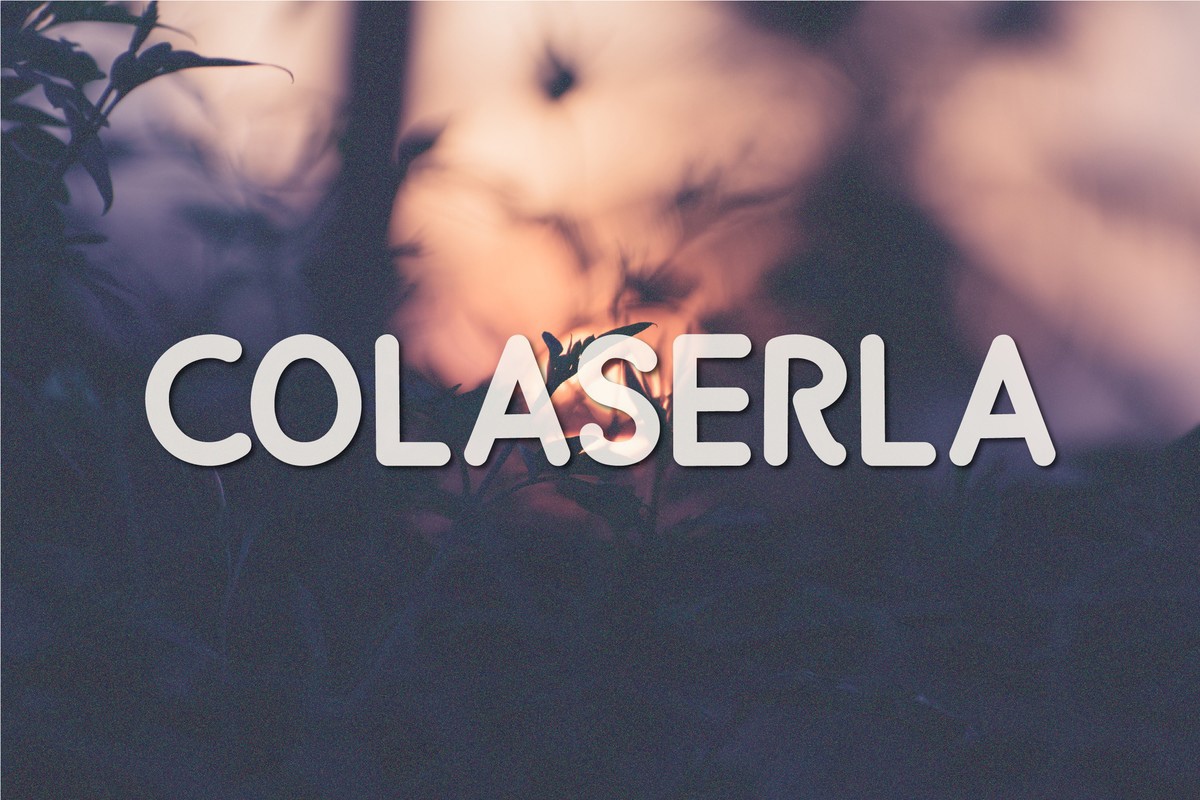 폰트 Colaserla