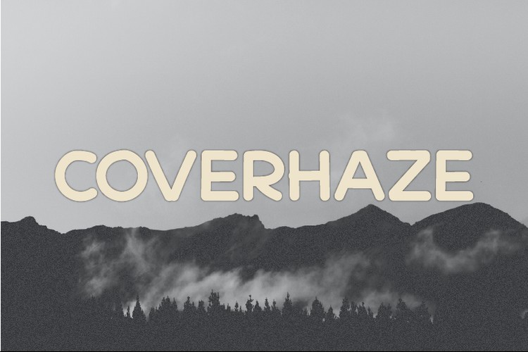 폰트 Coverhaze