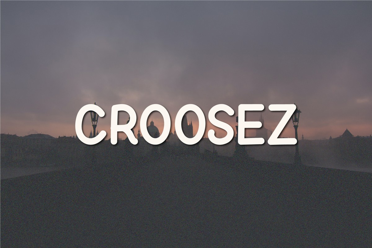 폰트 Croosez