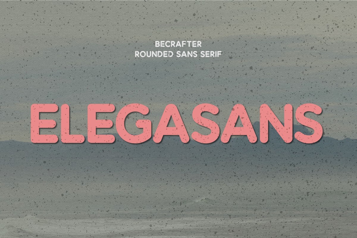 폰트 Elegasans Rounded