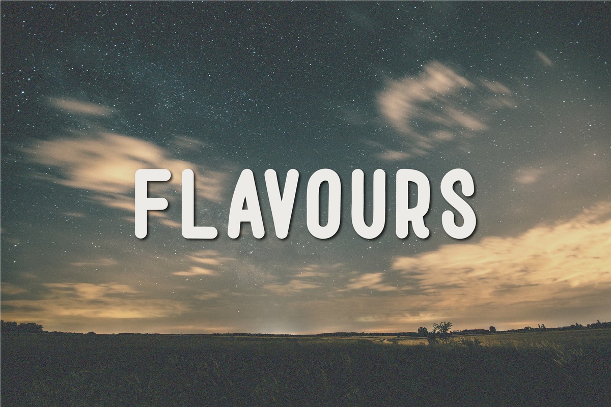폰트 Flavours