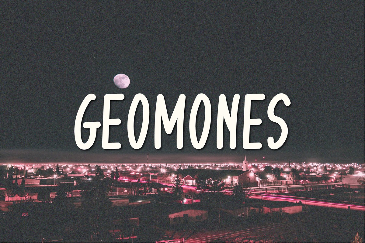 폰트 Geomones