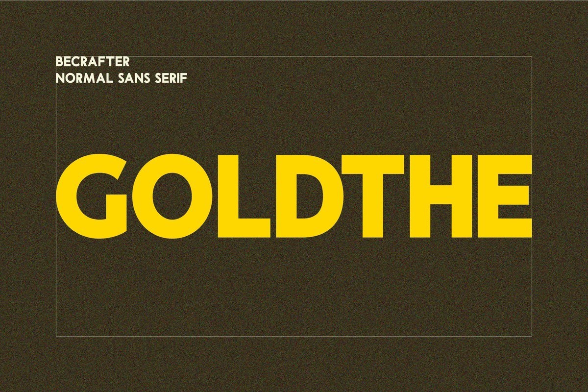 폰트 Goldthe