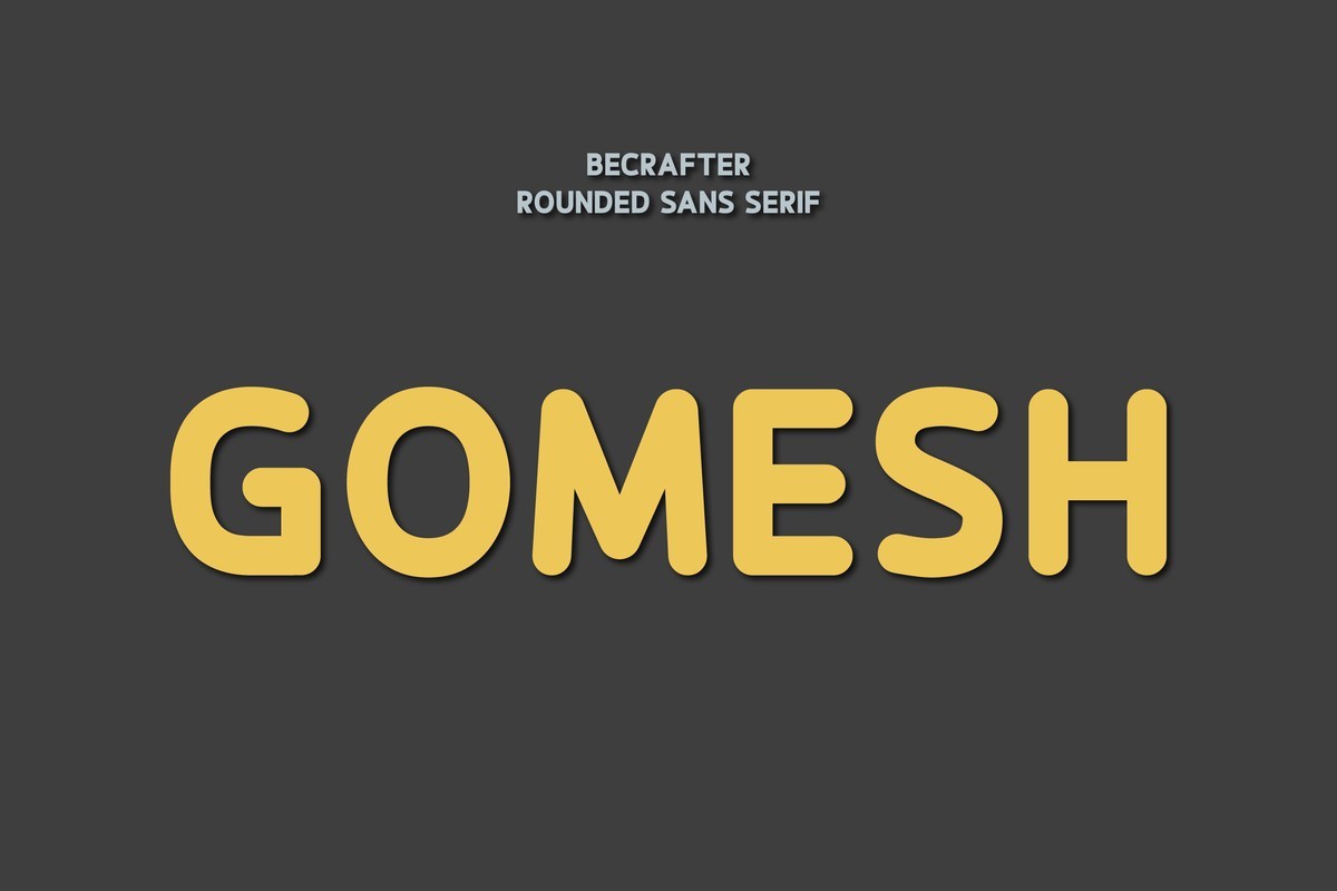 폰트 Gomesh Rounded