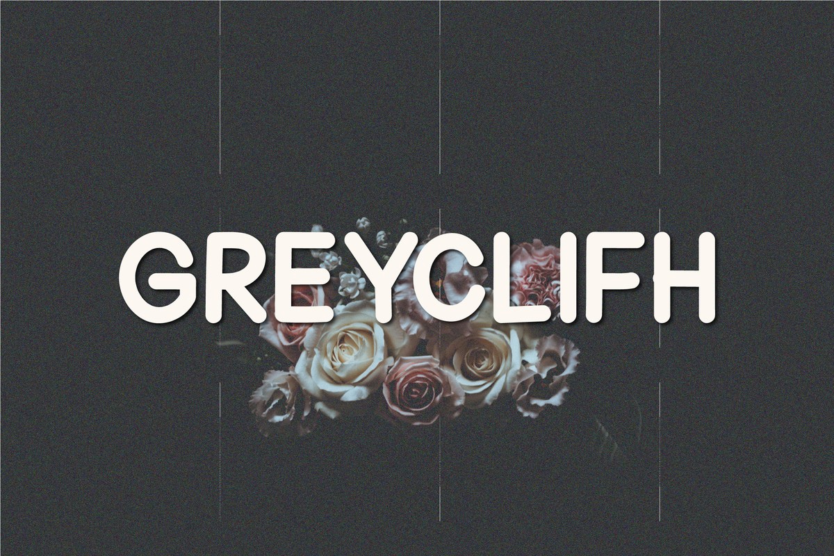 폰트 Greyclifh
