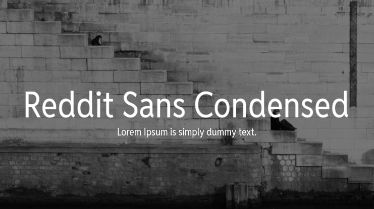 폰트 Reddit Sans Condensed