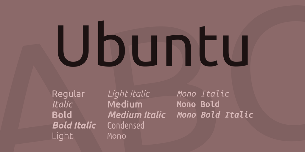 폰트 Ubuntu Sans