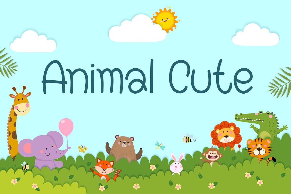 폰트 Animal Cute
