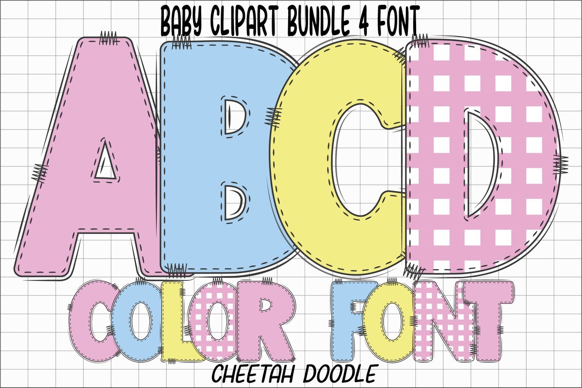 폰트 Baby Clipart