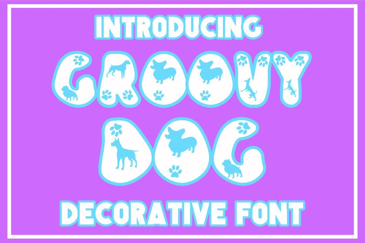 폰트 Groovy Dog