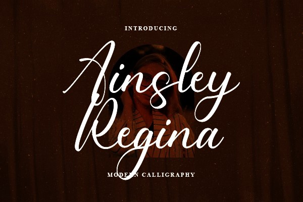 폰트 Ainsley Regina