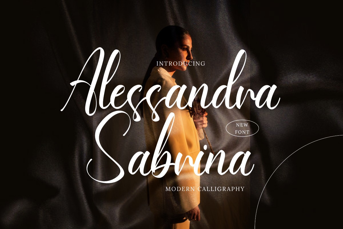 폰트 Alessandra Sabrina