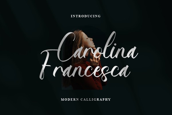 폰트 Carolina Francesca