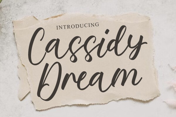 폰트 Cassidy Dream