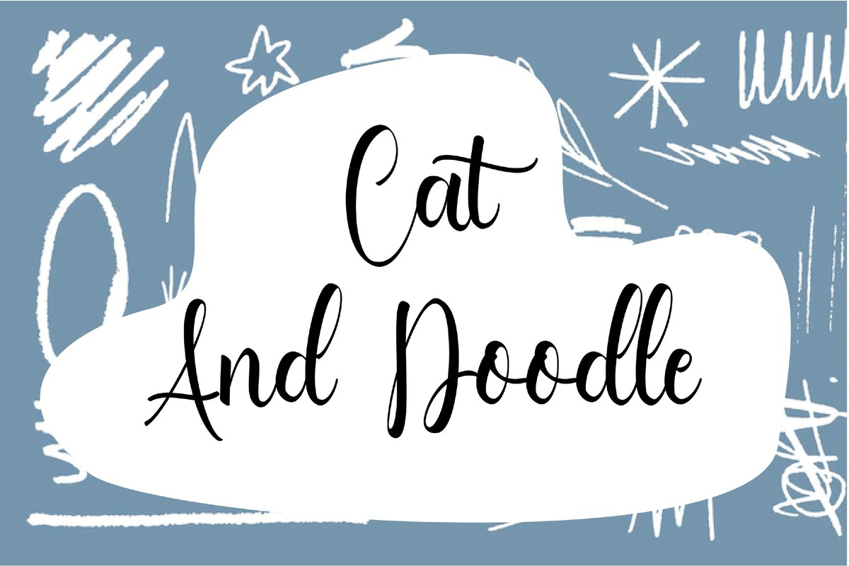 폰트 Cat and Doodle