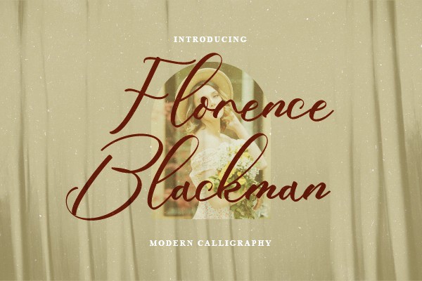 폰트 Florence Blackman