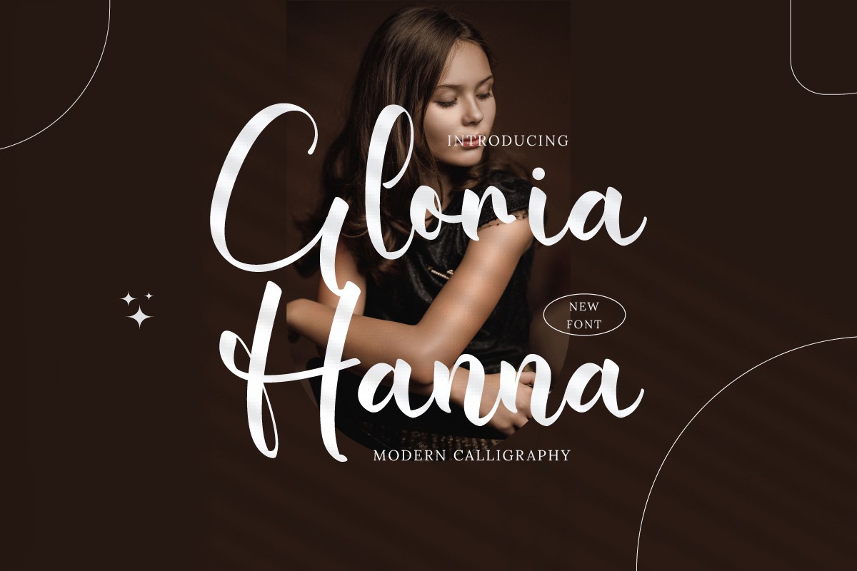 폰트 Gloria Hanna