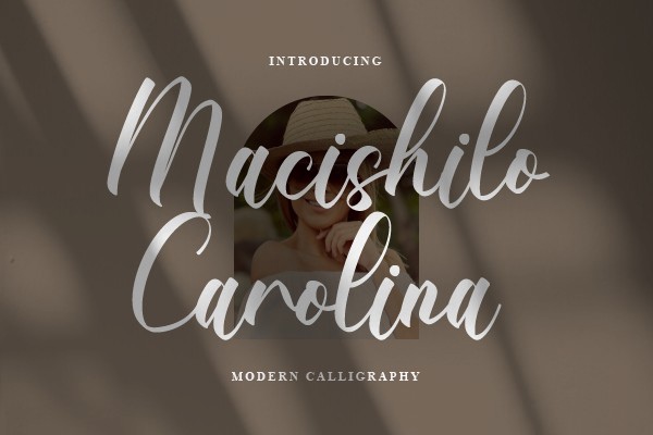 폰트 Macishilo Carolina