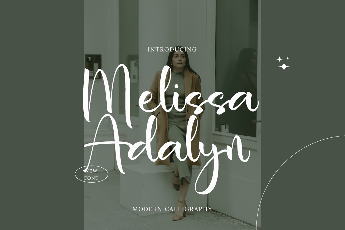 폰트 Melissa Adalyn
