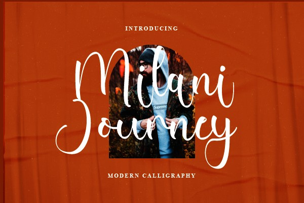 폰트 Milani Journey