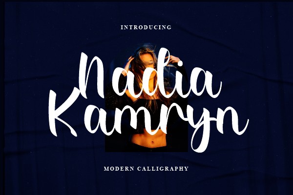 폰트 Nadia Kamryn