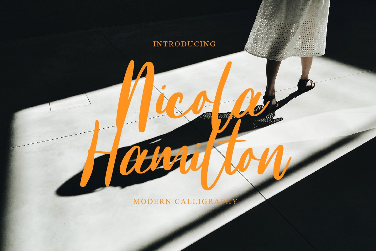 폰트 Nicola Hamilton