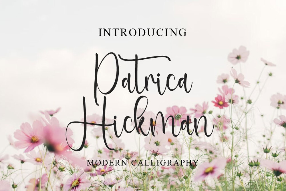 폰트 Patrica Hickman