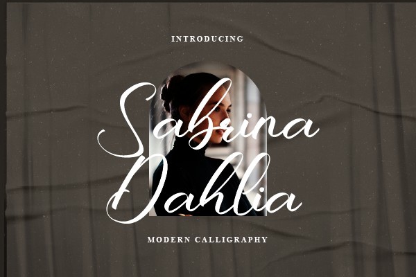 폰트 Sabrina Dahlia