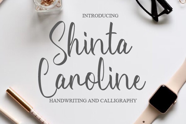 폰트 Shinta Caroline