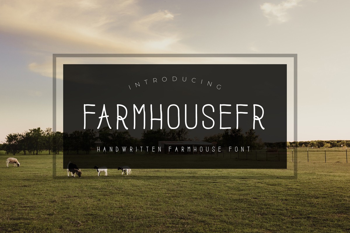 폰트 Farmhouse FR