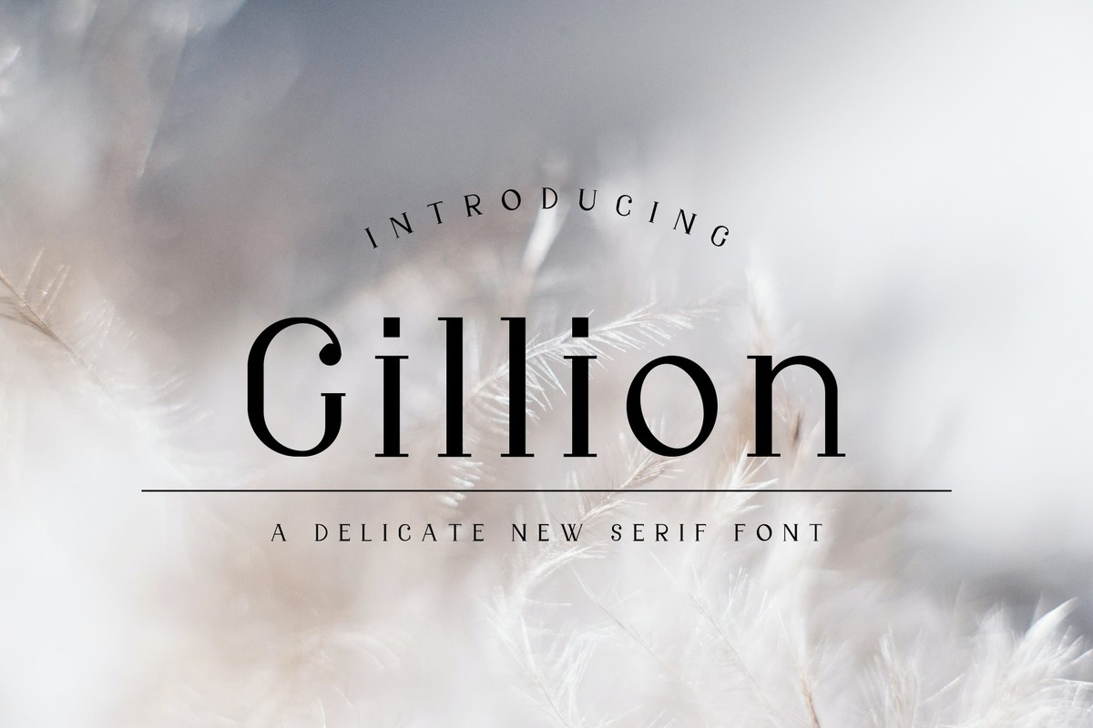 폰트 Gillion